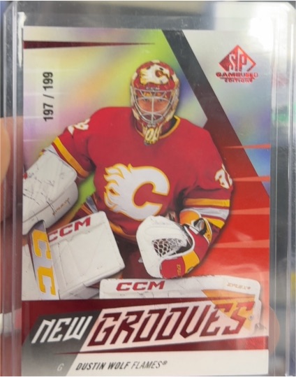 2023-24 SP Game Used New Grooves #NG-1 Dustin Wolf — front