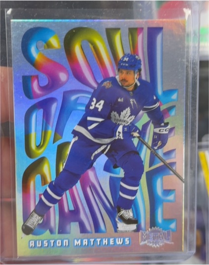 2023-24 Skybox Metal Universe #8 Auston Matthews — front