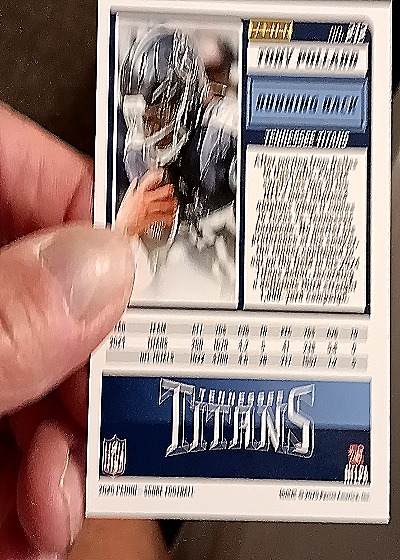2025 Panini Score-A-Treat #212 Tony Pollard — back