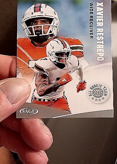 2025 Sage High Series #164 Xavier Restrepo — front