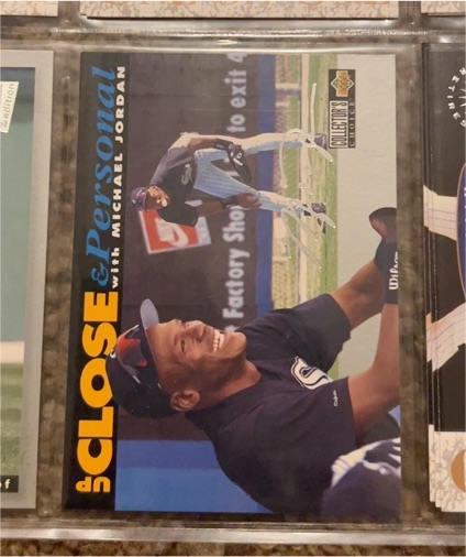 1994 Upper Deck Collector's Choice #635 Michael Jordan Up Close & Personal — front