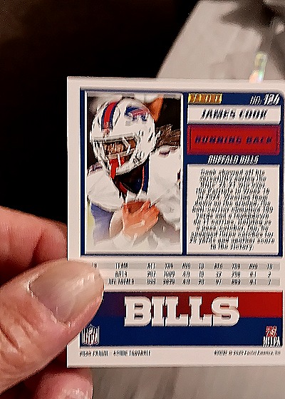 2025 Panini Score-A-Treat #124 James Cook — back