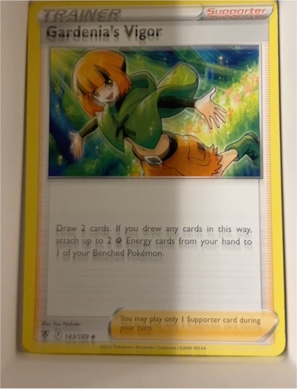 2022 Pokémon Astral Radiance #143 Gardenia's Vigor — front