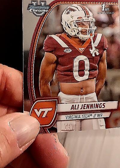 2024 Bowman Chrome University #10 Ali Jennings — front