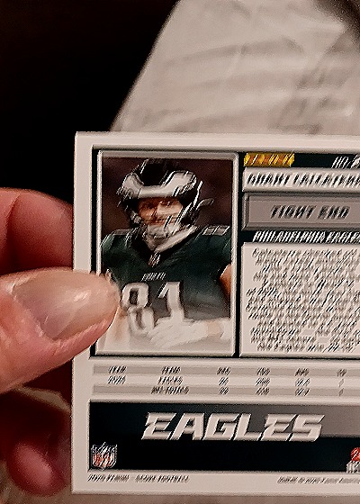 2025 Panini Score-A-Treat #81 Grant Calcaterra — back