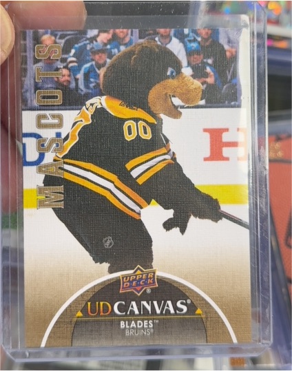 2021-22 Upper Deck UD Canvas Mascots Blades #C393 Bruins — front