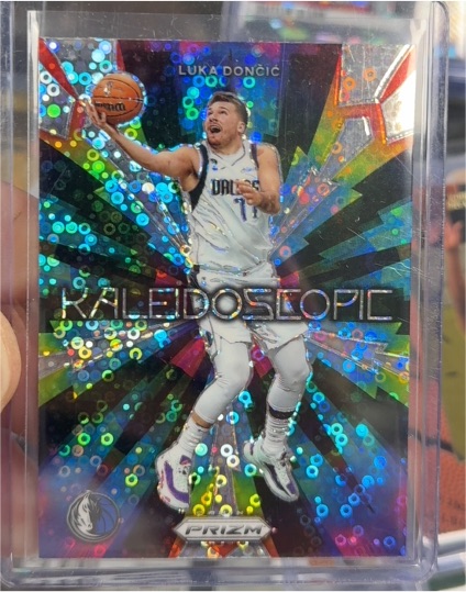 2023-24 Panini Prizm #3 Luka Doncic Kaleidoscopic — front