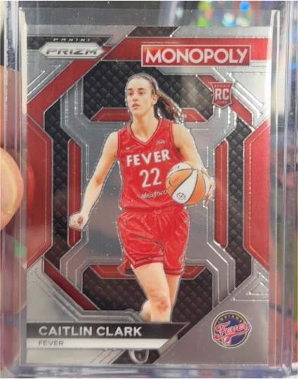 2024 Panini Prizm Monopoly WNBA #WNBA27 Caitlin Clark — front