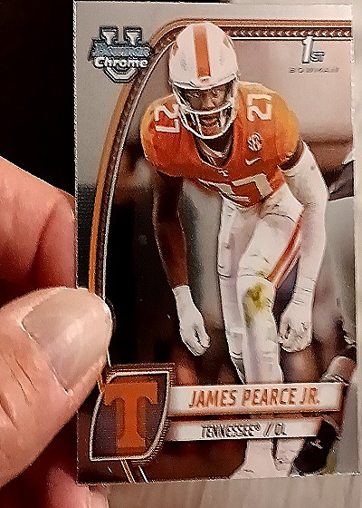 2024 Bowman Chrome University #91 James Pearce Jr. — front