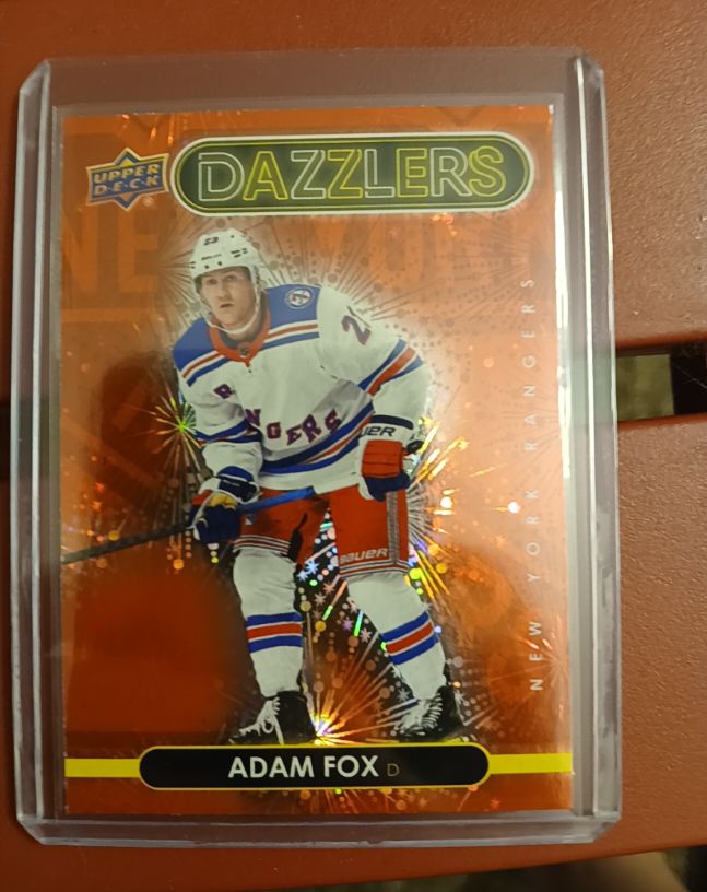 2021-22 Upper Deck Dazzlers #DZ-81 Adam Fox — front