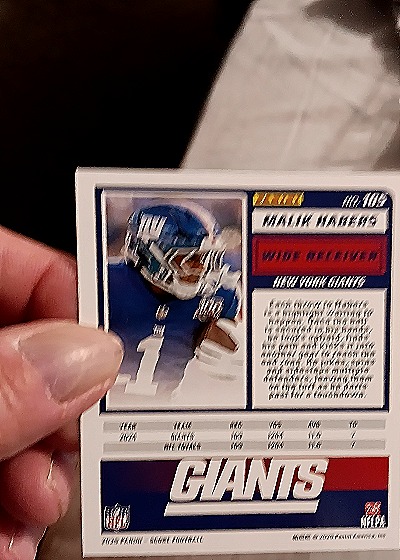 2025 Panini Score-A-Treat #105 Malik Nabers — back