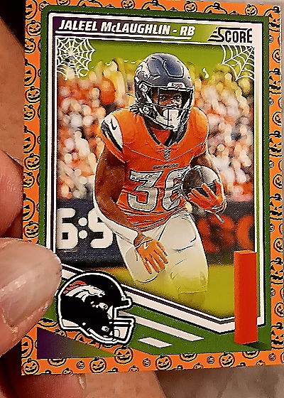 2025 Panini Score-A-Treat #54 Jaleel McLaughlin — front