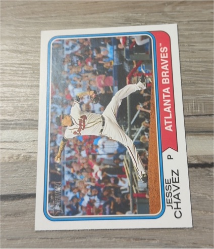 2023 Topps Heritage #120 Jesse Chavez — front