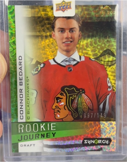 2023-24 Upper Deck Synergy Rookie Journey Draft #RJ-12 Connor Bedard — front