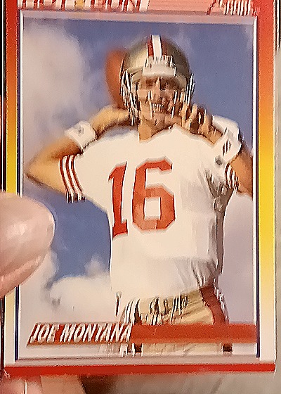 1990 Score #311 Joe Montana — front