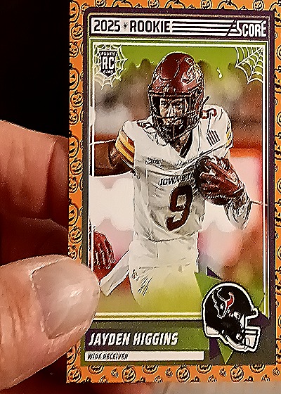 2025 Panini Score A Treat #55 Jayden Higgins — front
