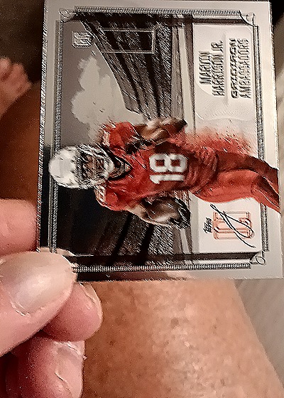 2024 Topps Signature Class #GA-5 Marvin Harrison Jr. — front