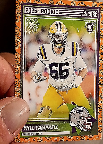 2025 Panini Score A Treat #25 Will Campbell — front