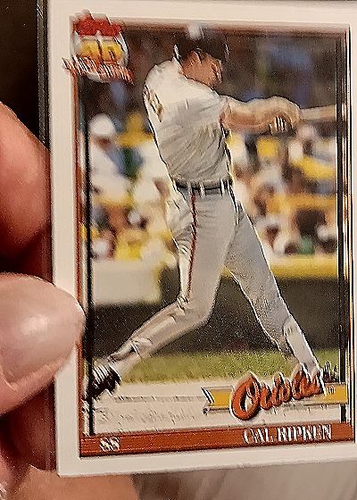 1991 Topps #150 Cal Ripken — front