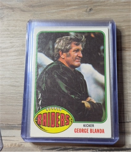 1976 Topps #355 George Blanda — front