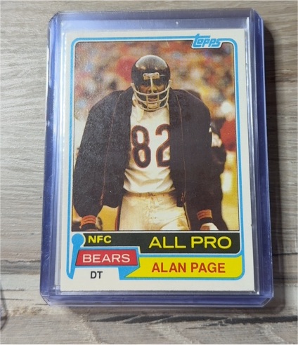 1981 Topps #160 Alan Page — front