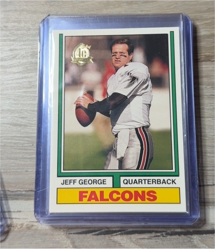 1996 Topps 40th Anniversary #19 Jeff George — front