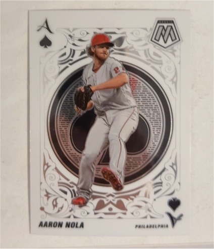 2022 Panini Mosaic Aces #A-9 Aaron Nola — front