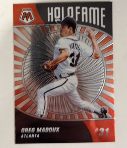 2022 Panini Mosaic #HF-1 Greg Maddux — front