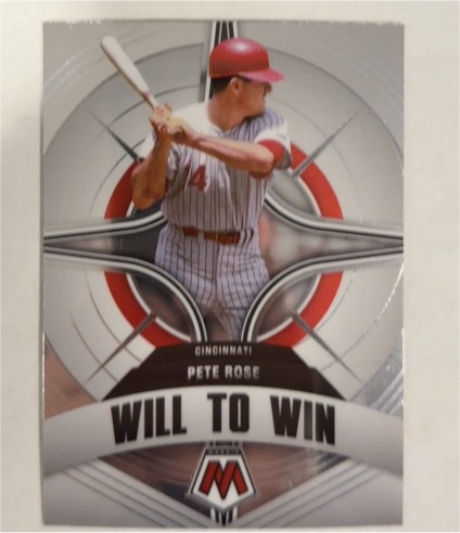2022 Panini Mosaic #WW-6 Pete Rose Will to Win — front