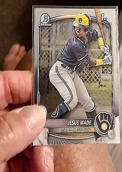 2025 Bowman Chrome #BCP-50 Jesus Made — front