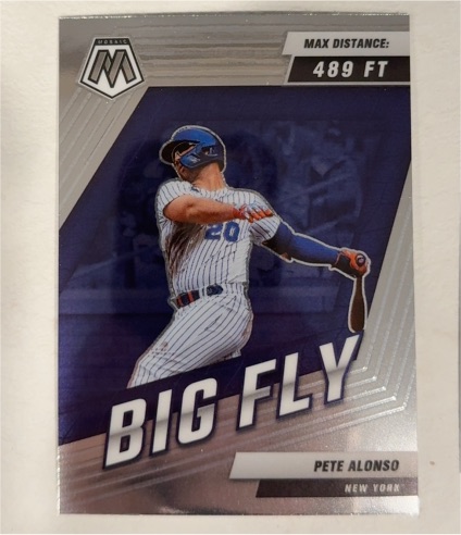 2022 Panini Mosaic Big Fly #BF-7 Pete Alonso — front