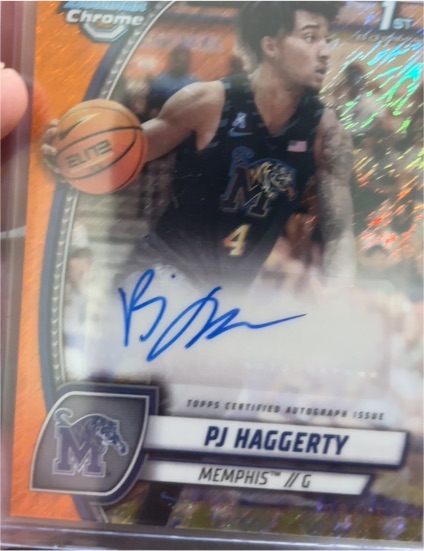 2024-25 Bowman Chrome University #59 PJ Haggerty — front