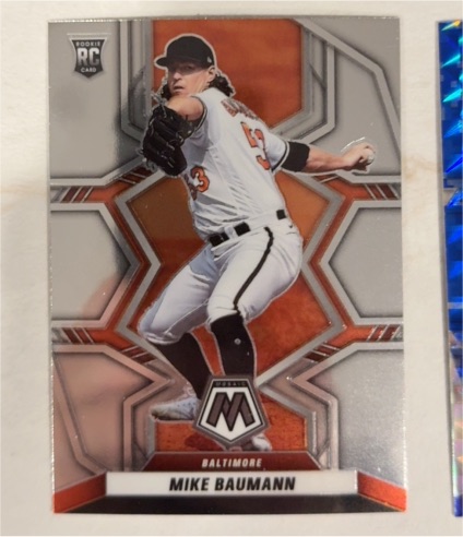 2022 Panini Mosaic #129 Mike Baumann — front