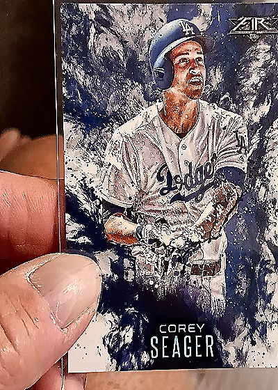 2016 Topps Fire #F-11 Corey Seager — front