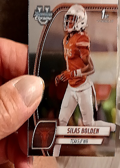2024 Bowman University Chrome #164 Silas Bolden — front