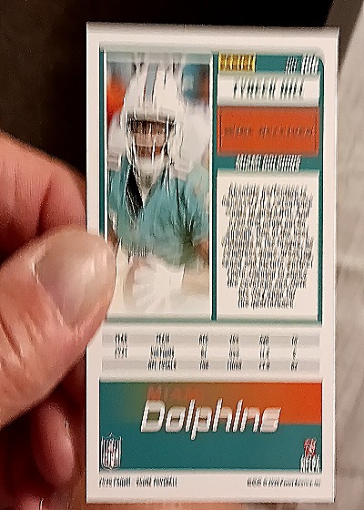 2025 Panini Score A Treat Halloween #291 Jaylen Waddle — back