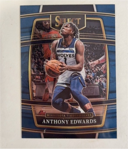 2021-22 Panini Select #49 Anthony Edwards — front