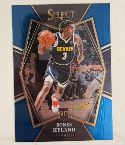 2021-22 Panini Select #174 Bones Hyland — front