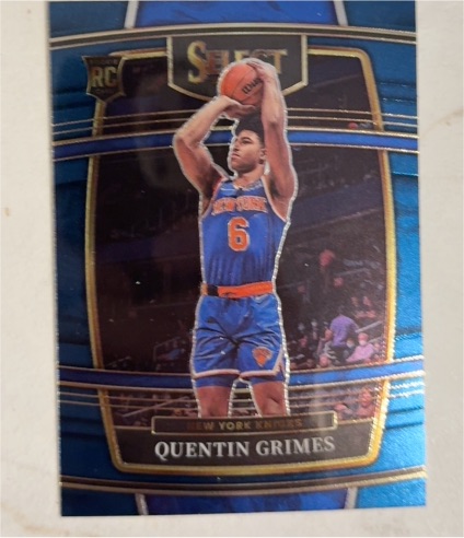 2021-22 Panini Select #24 Quentin Grimes — front