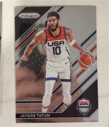 2022-23 Panini Prizm #1 Jayson Tatum USA Basketball — front