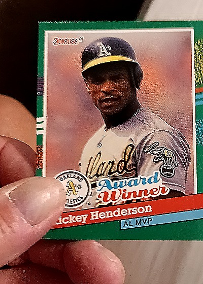 1991 Donruss #761 Rickey Henderson — front