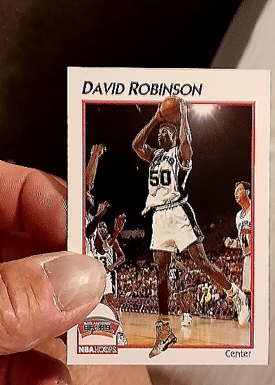 1991-92 Hoops McDonald's #41 David Robinson — front