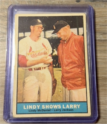 1961 Topps #75 Lindy Shows Larry — front