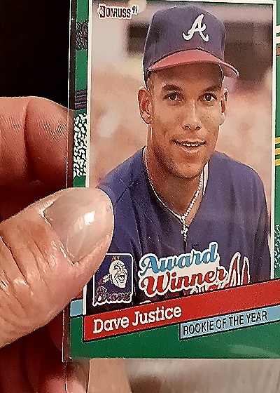 1991 Donruss #683 Dave Justice — front