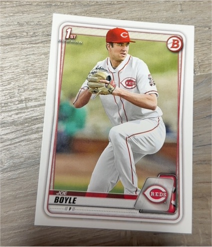 2020 Bowman Draft #BD-165 Joe Boyle — front