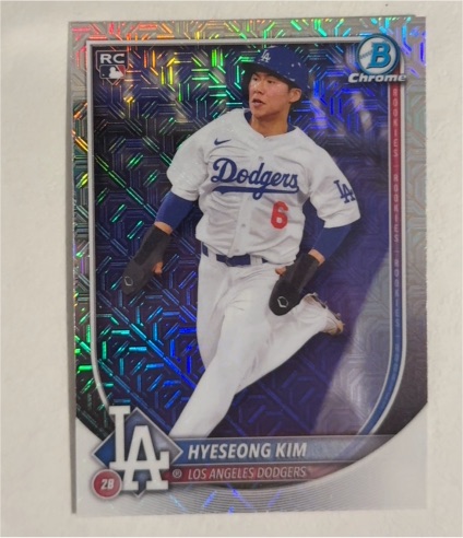 2025 Bowman Chrome #91 Hyeseong Kim — front