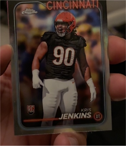 2024 Topps Chrome #250 Kris Jenkins — front