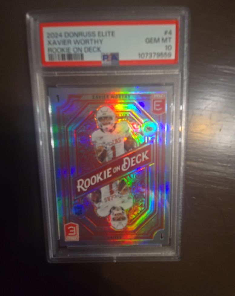 2024 Panini Donruss Elite #4 Xavier Worthy Rookie on Deck — front