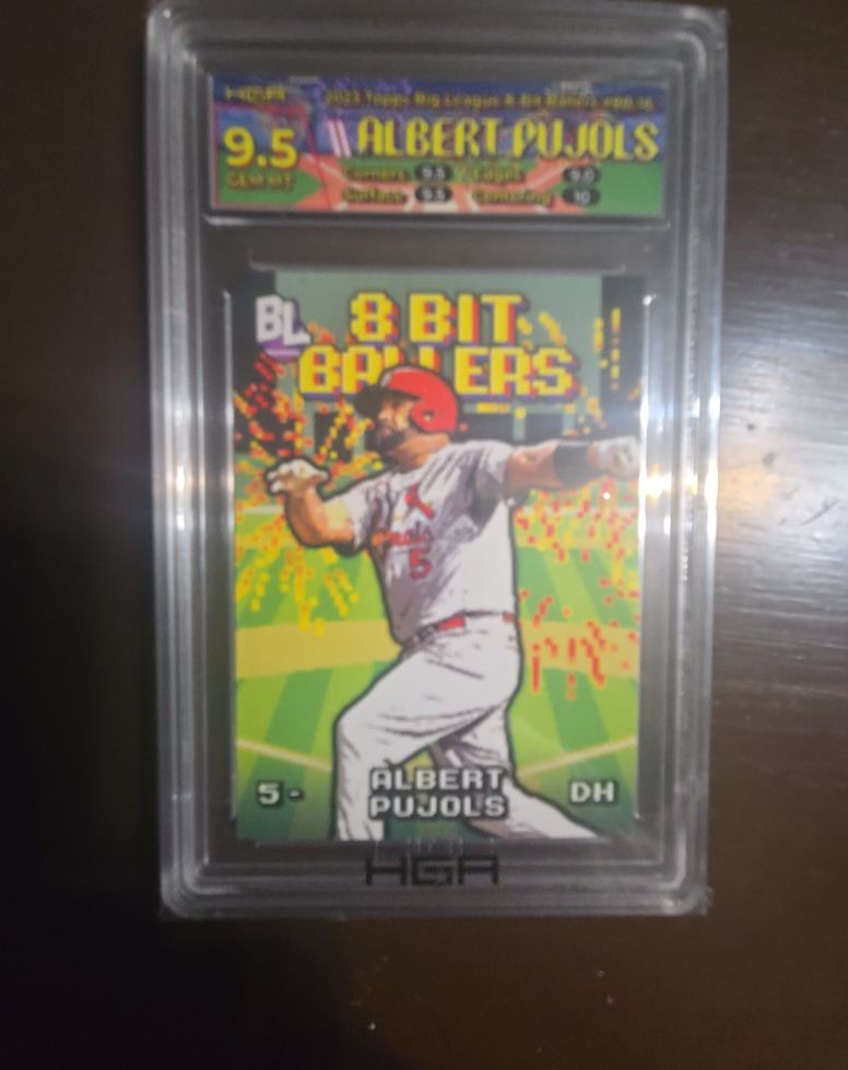 2023 Topps Big League 8-Bit Ballers #8B-16 Albert Pujols — front