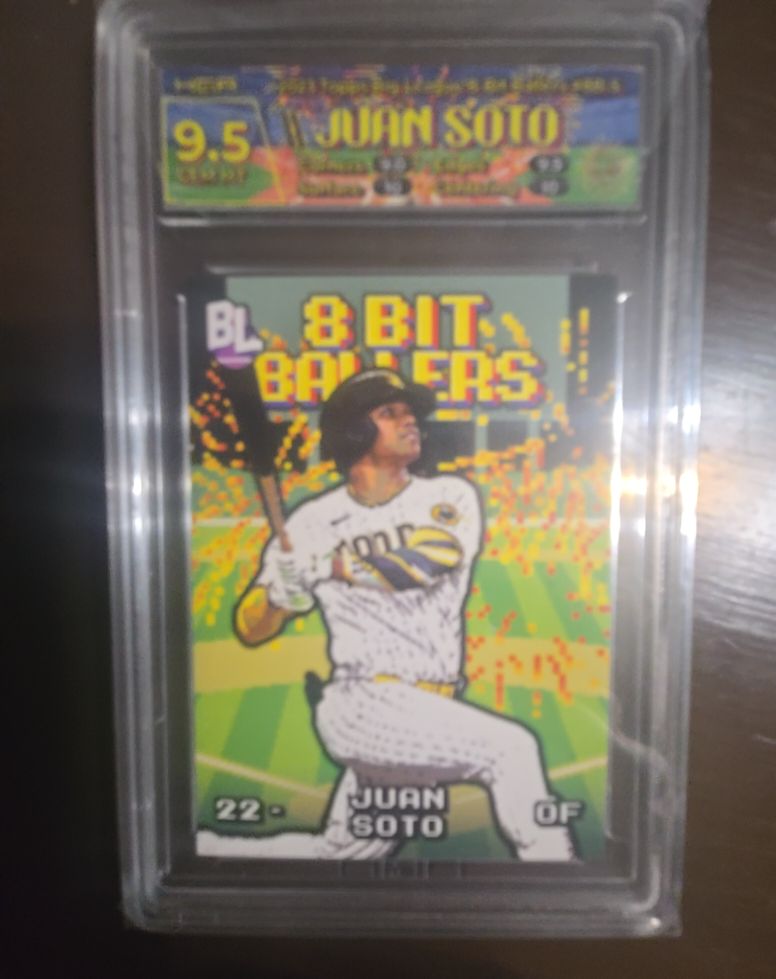 2023 Topps Big League 8-Bit Ballers #8B-5 Juan Soto — front